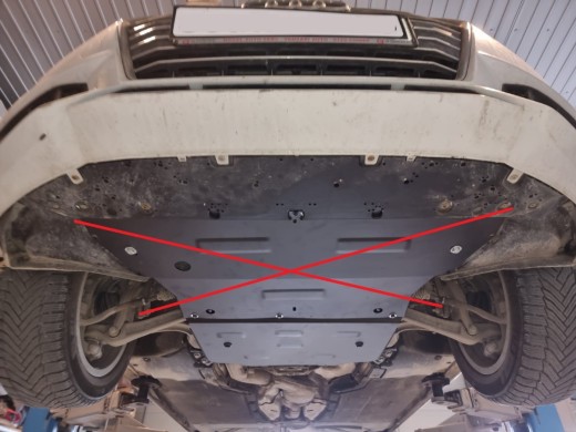 Stalowa Osłona skrzyni biegów  Audi A5