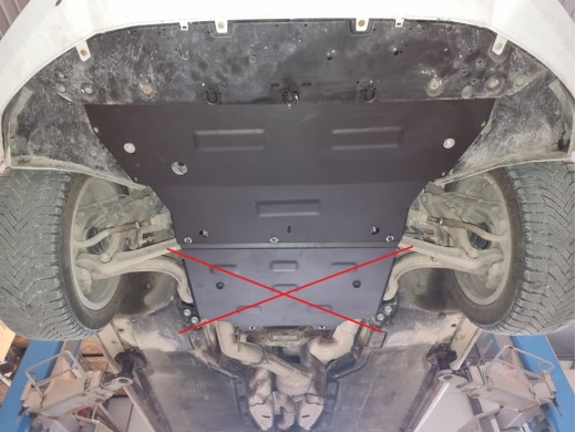 Stalowa Osłona pod silnik Audi A4 B9