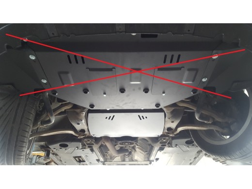 Stalowa Osłona manualnej skrzyni biegów Audi A4 B7