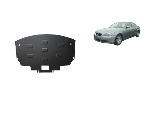 Stalowa Osłona pod silnik BMW Seria 5 E60/E61 standardowy przedni zderzak