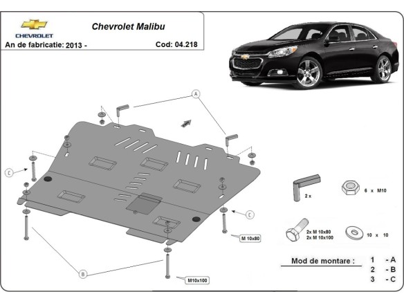 Stalowa Osłona pod silnik Chevrolet Malibu
