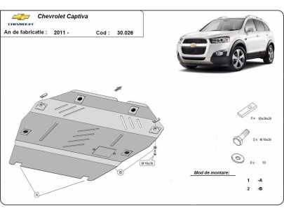 Stalowa Osłona pod silnik Chevrolet Captiva