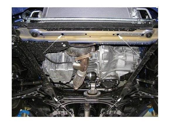 Stalowa Osłona pod silnik Chevrolet Kalos