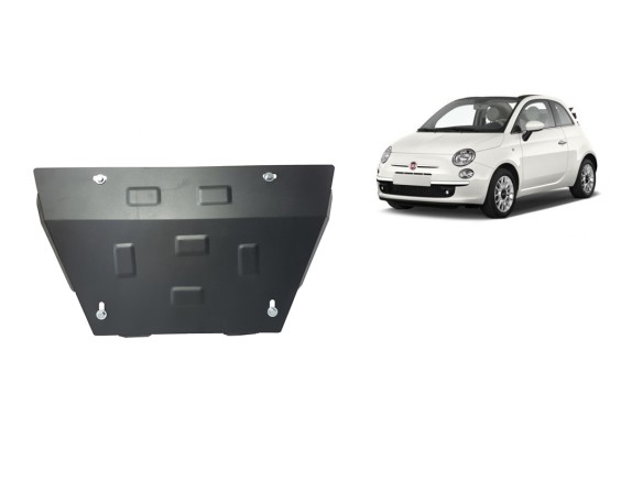 Stalowa Osłona pod silnik Fiat 500