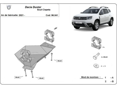 Stalowa Osłona Zawór EGR Dacia Duster