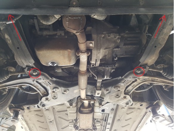 Stalowa Osłona pod silnik Fiat 500 S