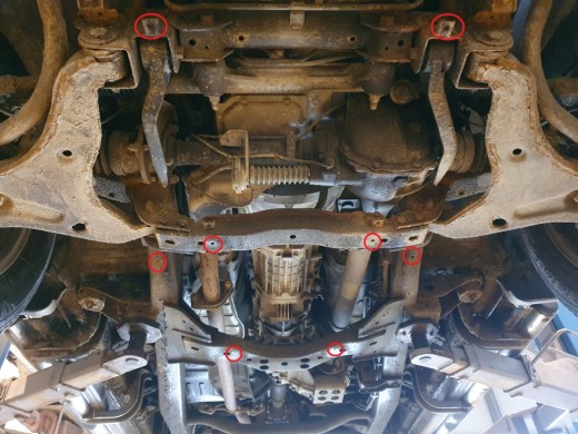 Stalowa Osłona pod silnik Fiat Fullback