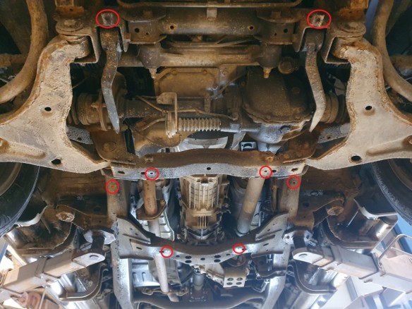 Stalowa Osłona pod silnik Fiat Fullback
