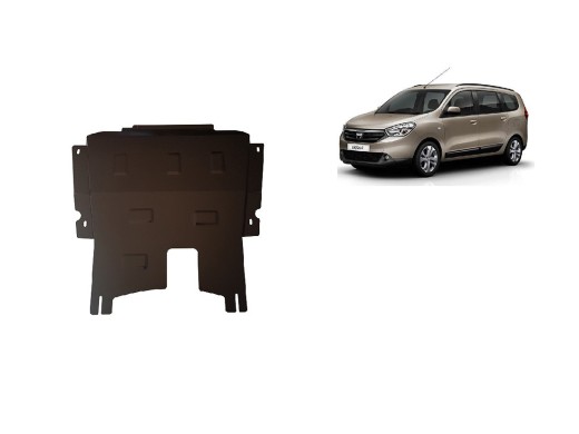 Stalowa Osłona pod silnik Dacia Lodgy