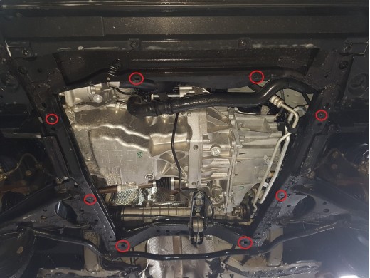 Stalowa Osłona pod silnik Dacia Logan MCV Stepway
