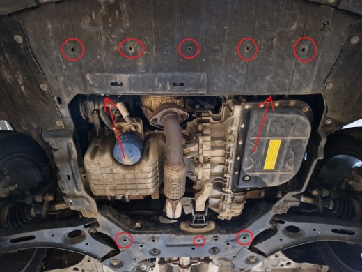 Stalowa Osłona pod silnik Dfsk Fengon 5