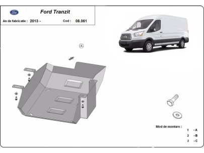 Stalowa Stalowa Osłona AdBlue Ford Transit