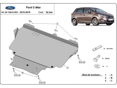 Stalowa Osłona pod silnik Ford C - Max
