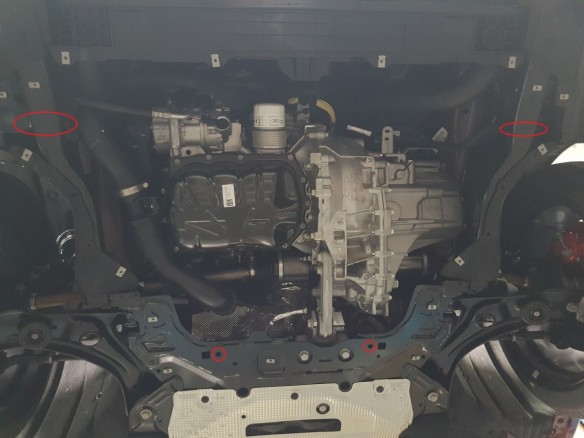 Stalowa Osłona pod silnik Ford Focus 4
