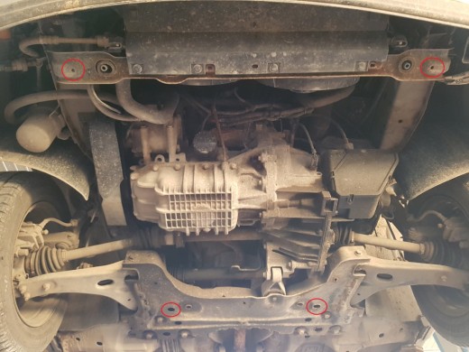 Stalowa Osłona pod silnik Ford Focus 1