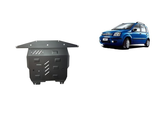 Stalowa Osłona pod silnik Fiat Panda