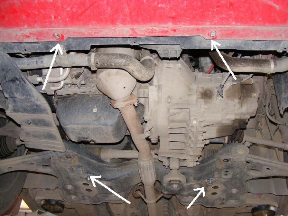Stalowa Osłona pod silnik Fiat Punto 