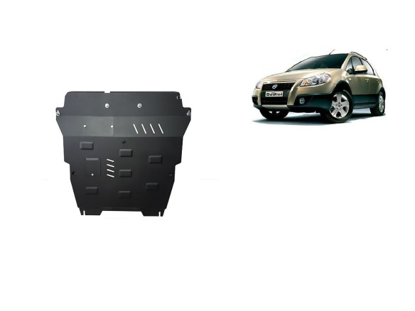 Stalowa Osłona pod silnik Fiat Sedici