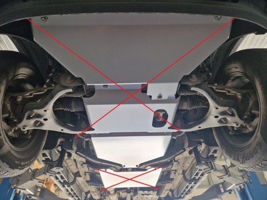 Stalowa Osłona automatycznej skrzyni biegów Ford Ranger