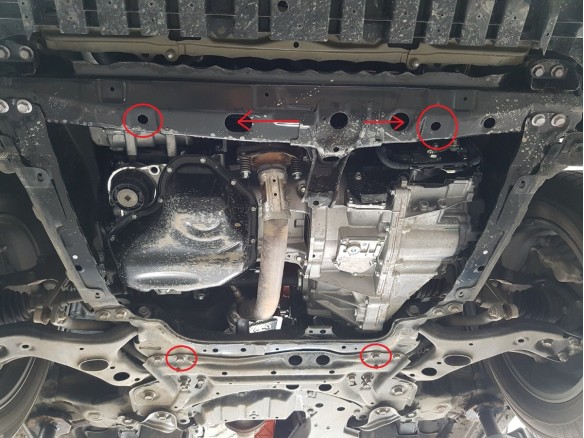 Stalowa Osłona pod silnik Lexus NX AZ10