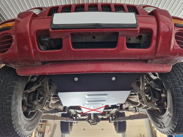 Stalowa Osłona pod silnik Jeep Cherokee - KJ