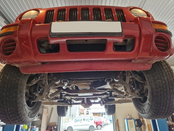 Stalowa Osłona skrzyni biegów Jeep Cherokee - KJ