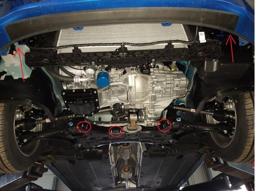 Stalowa Osłona pod silnik Hyundai Elantra