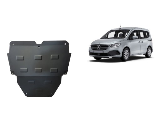 Stalowa Osłona pod silnik Mercedes EQT