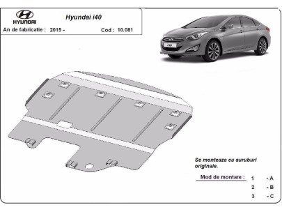 Stalowa Osłona pod silnik Hyundai i40