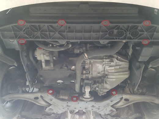 Stalowa Osłona pod silnik Hyundai i40