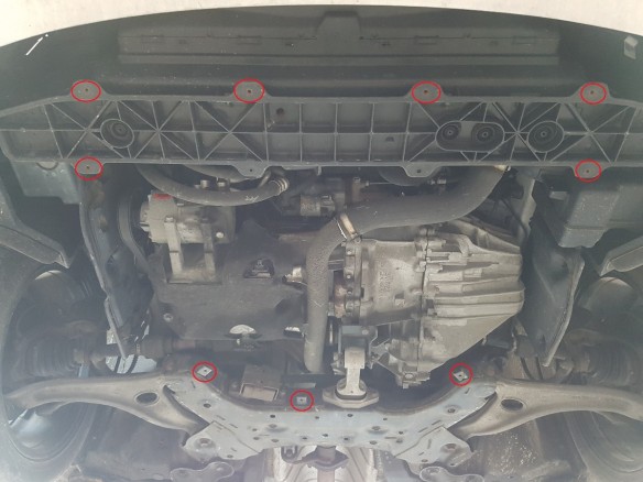 Stalowa Osłona pod silnik Hyundai i40
