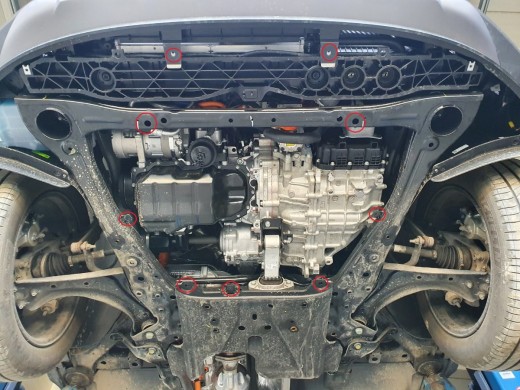 Stalowa Osłona pod silnik Kia Sportage