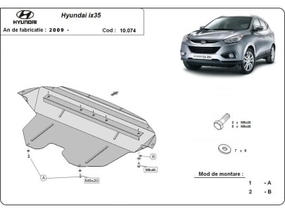Stalowa Osłona pod silnik Hyundai IX35