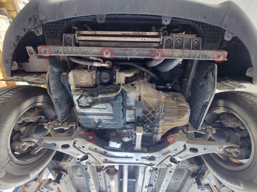 Stalowa Osłona pod silnik Kia Sportage