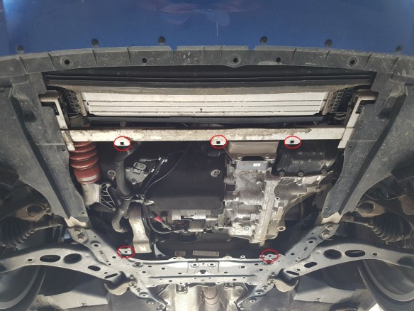 Stalowa Osłona pod silnik Mini Clubman