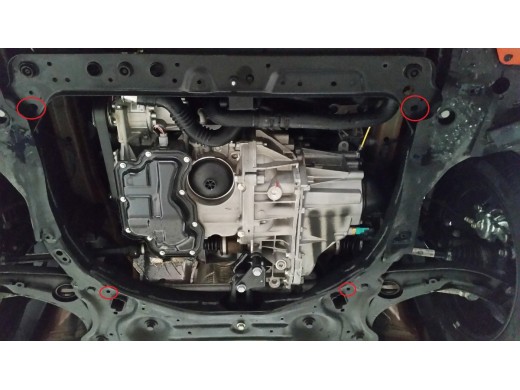 Stalowa Osłona pod silnik Nissan Micra