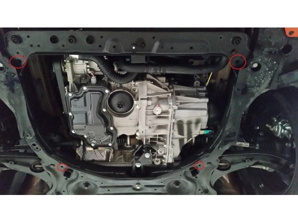 Stalowa Osłona pod silnik Nissan Micra