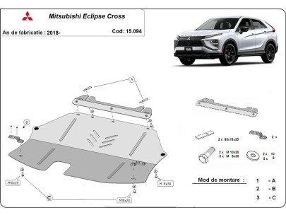 Stalowa Osłona pod silnik Mitsubishi Eclipse Cross
