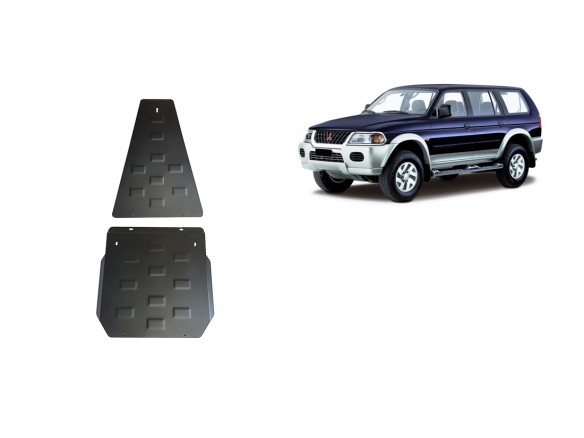 Stalowa Osłona skrzyni biegów i reduktora Mitsubishi Pajero Sport 1