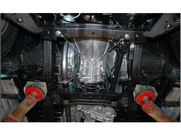 Stalowa Osłona skrzyni biegów  Mitsubishi Pajero Sport 2