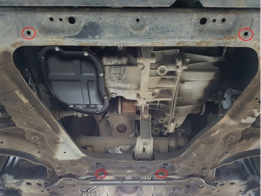 Stalowa Osłona pod silnik Nissan Juke