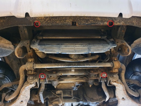 Stalowa Osłona chłodnicy Mitsubishi L200