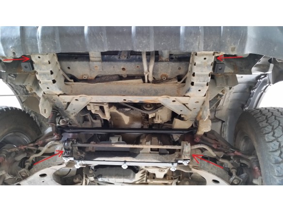 Stalowa Osłona pod silnik Nissan Navara D22