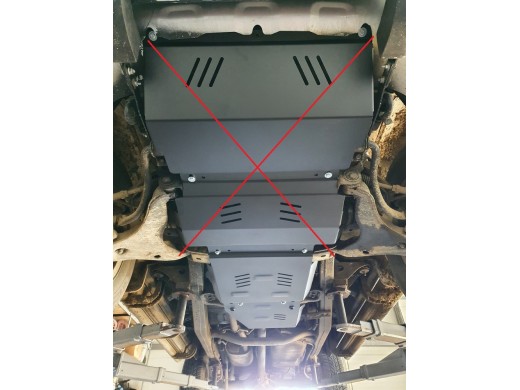 Stalowa Osłona skrzyni biegów Mitsubishi L 200