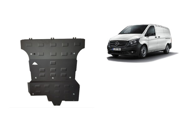 Stalowa Osłona pod silnik Mercedes V-Class W447, 2.2 D, 4x4