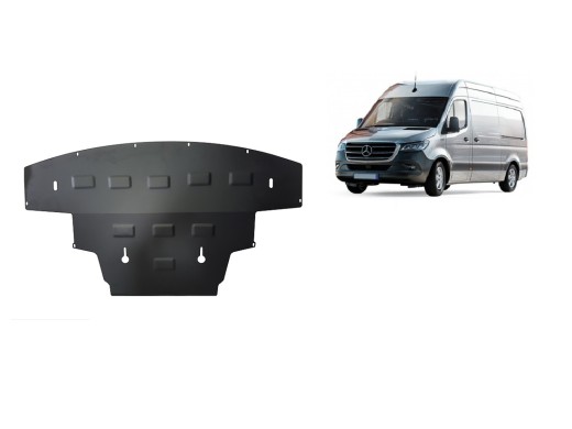 Stalowa Osłona pod silnik Mercedes Sprinter-RWD