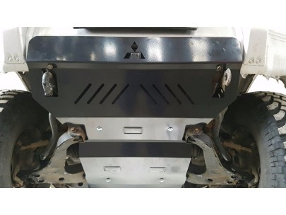 Stalowa Osłona skrzyni biegów Mitsubishi Pajero 3 (V60, V70)