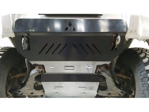 Stalowa Osłona skrzyni biegów Mitsubishi Pajero 3 (V60, V70)