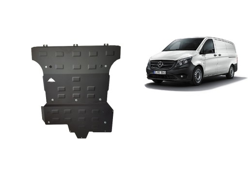 Stalowa Osłona pod silnik Mercedes Viano W447, 2.2 D, 4x4