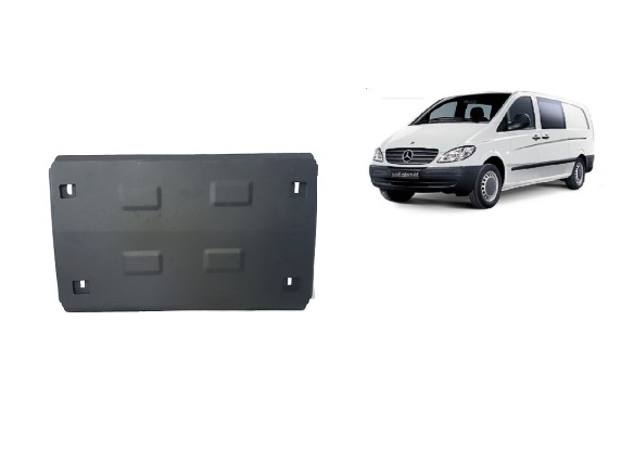 Stalowa Osłona pod silnik Mercedes Vito W639 - 2.2 D 4x2, 4x4